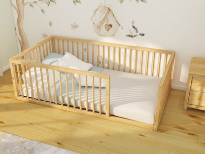 Montessori Wooden Floor Bed