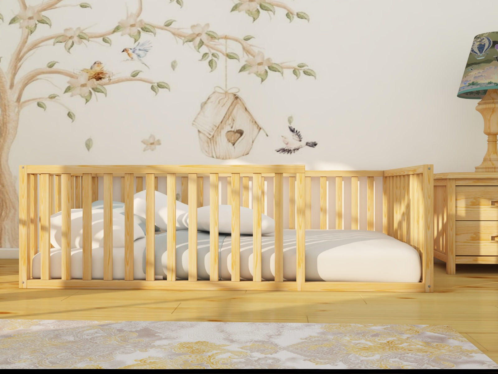 Montessori Wooden Floor Bed