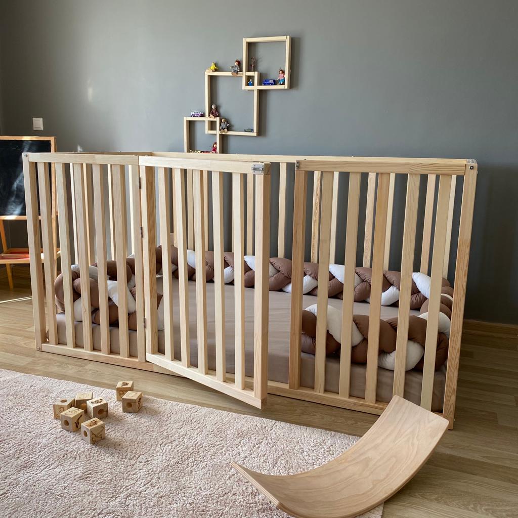 Wooden Montessori Bed - High Quality and Safety for Autistic Children