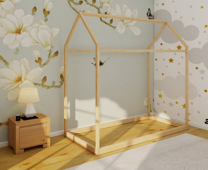 Montessori Floor Bed and Playhouse