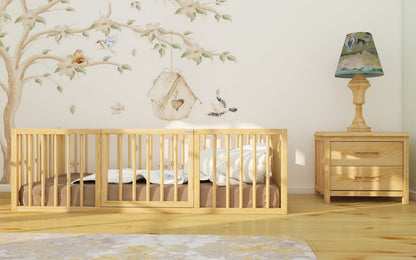 Montessori Natural Wooden Child Bed