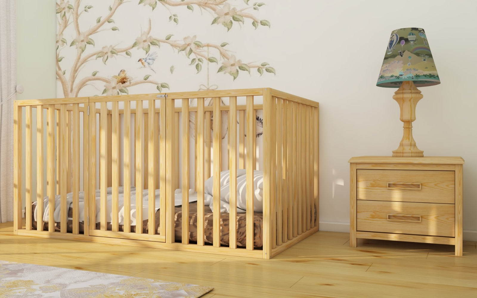 Wooden Montessori Bed - High Quality and Safety for Autistic Children