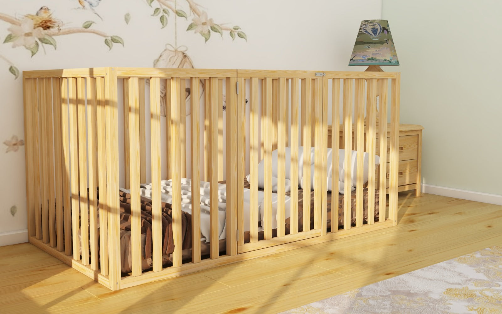 Wooden Montessori Bed - High Quality and Safety for Autistic Children