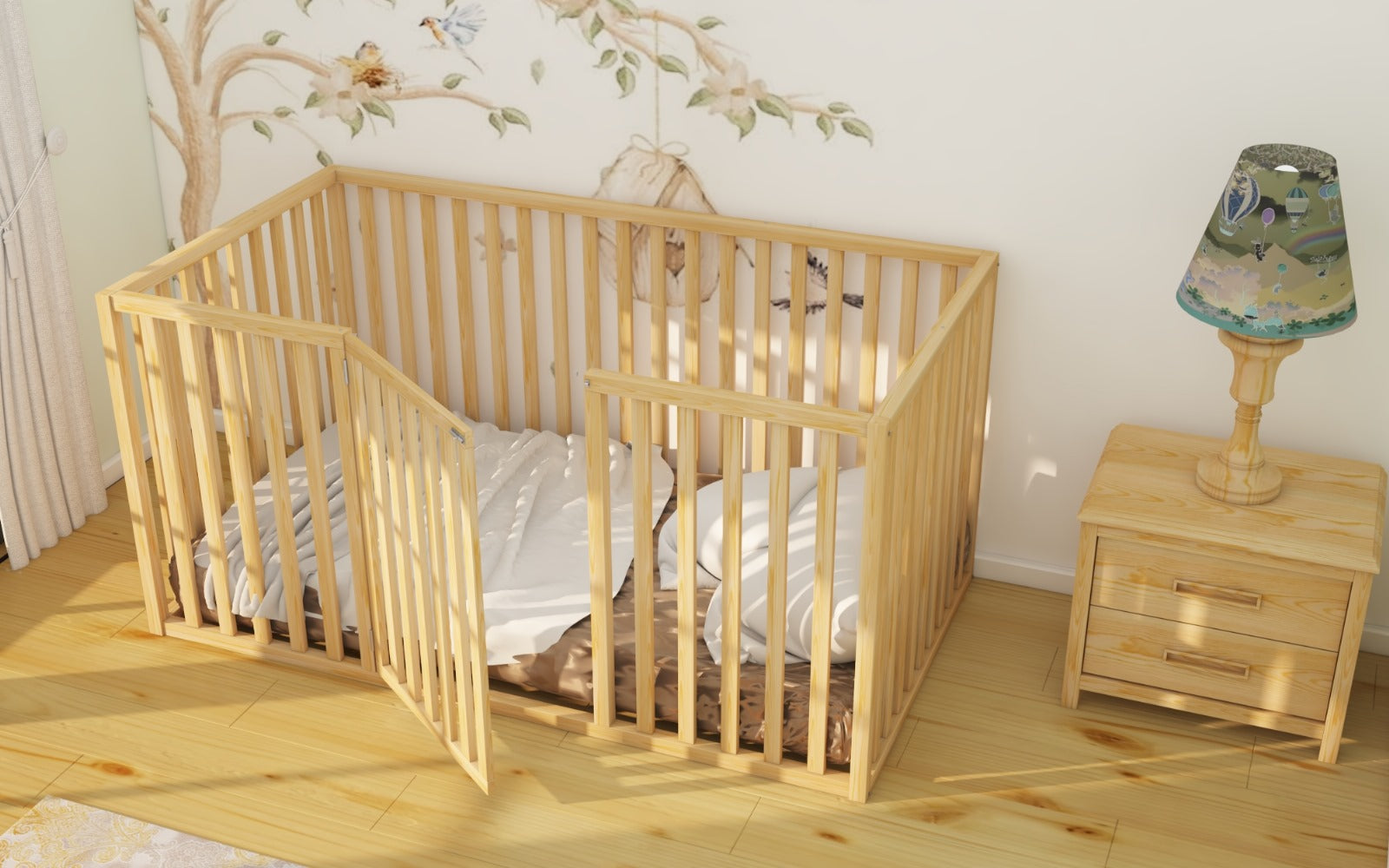 Wooden Montessori Bed - High Quality and Safety for Autistic Children