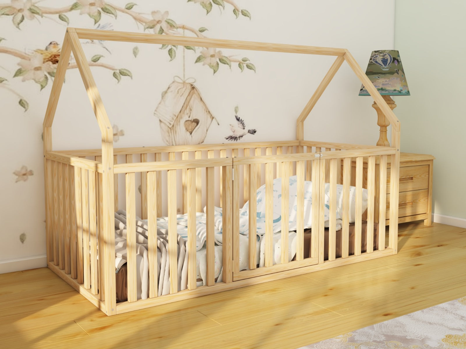 Nature-Friendly Montessori Floor Bed