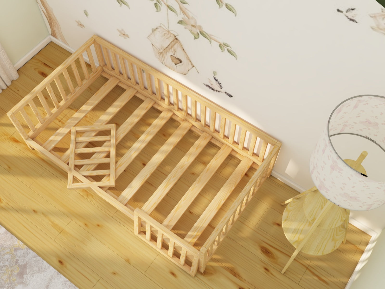 Play and Sleeping Area: Montessori Bed, Sofa Dual Use